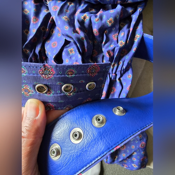 Brooks Brothers Blue Floral Dress - Picture 7 of 12